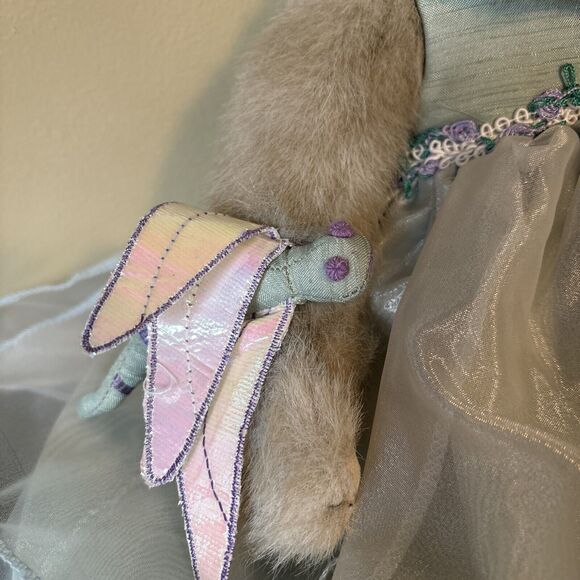 RARE The Bearington Bear Felicia and Flutterwings #1615 Wind UP Musical BearNWT - Picture 3 of 16